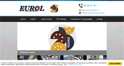 Desktop Screenshot of eurol.si